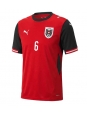 Otroške Nogometnih dresov Avstrija Nicolas Seiwald #6 Domači SP 2026 Kratki rokavi (+ hlače)